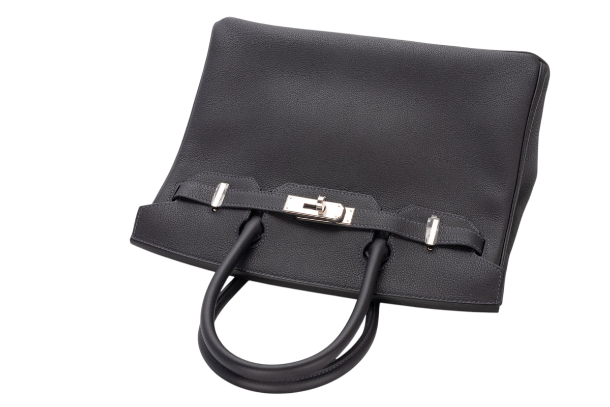 Hermès Birkin 30 Cabane Togo Palladium Hardware - view 8