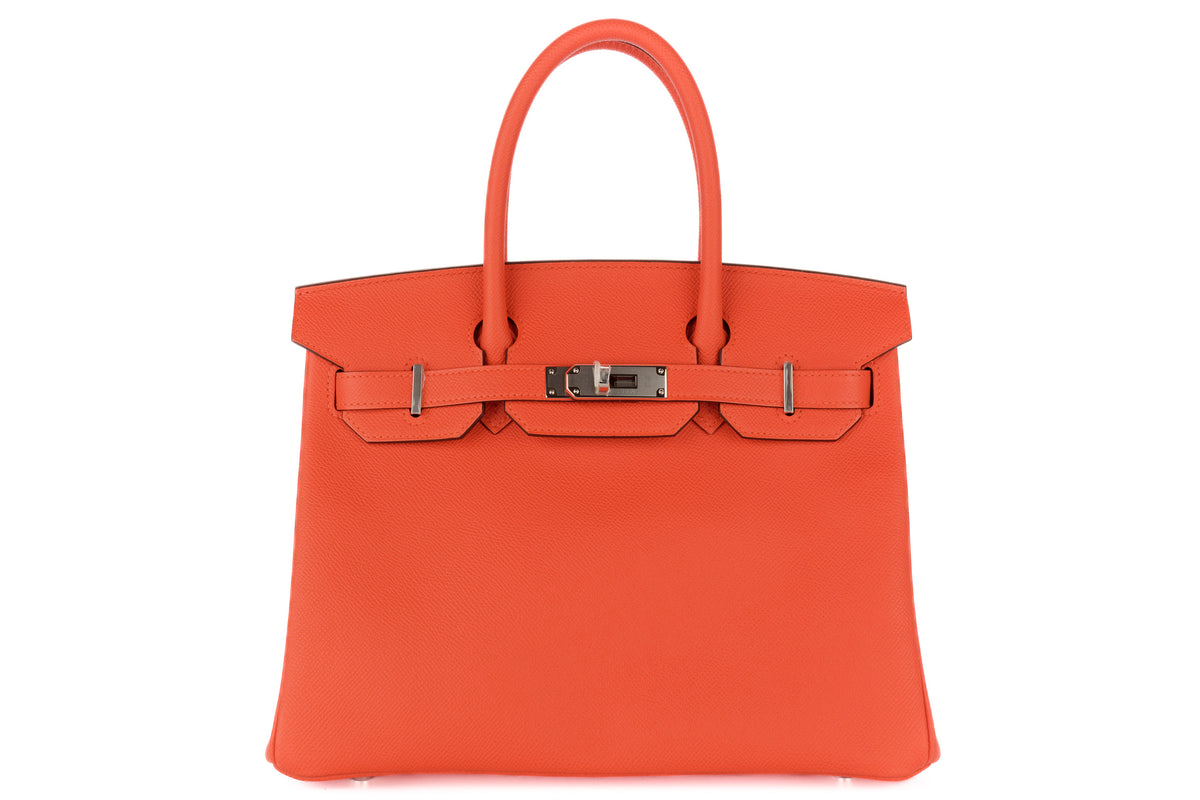 Hermès Birkin 30 Capucine Epsom Palladium Hardware - view 1