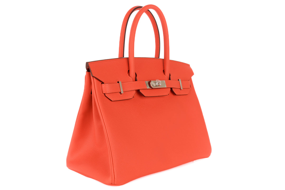 Hermès Birkin 30 Capucine Epsom Palladium Hardware - view 2
