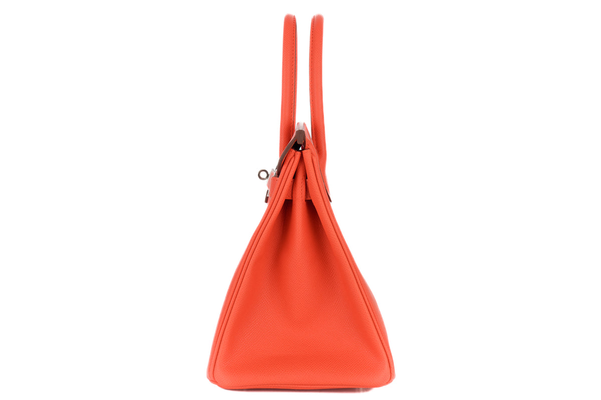 Hermès Birkin 30 Capucine Epsom Palladium Hardware - view 4