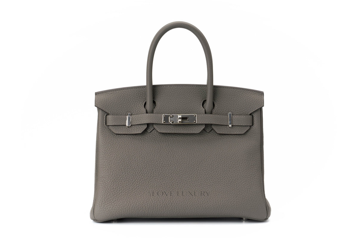 Hermès Birkin 30 Gris Meyer Clemence - view 1
