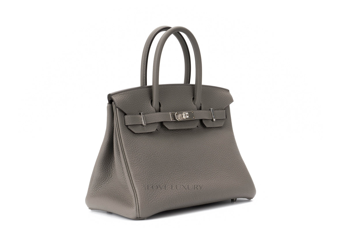 Hermès Birkin 30 Gris Meyer Clemence - view 2