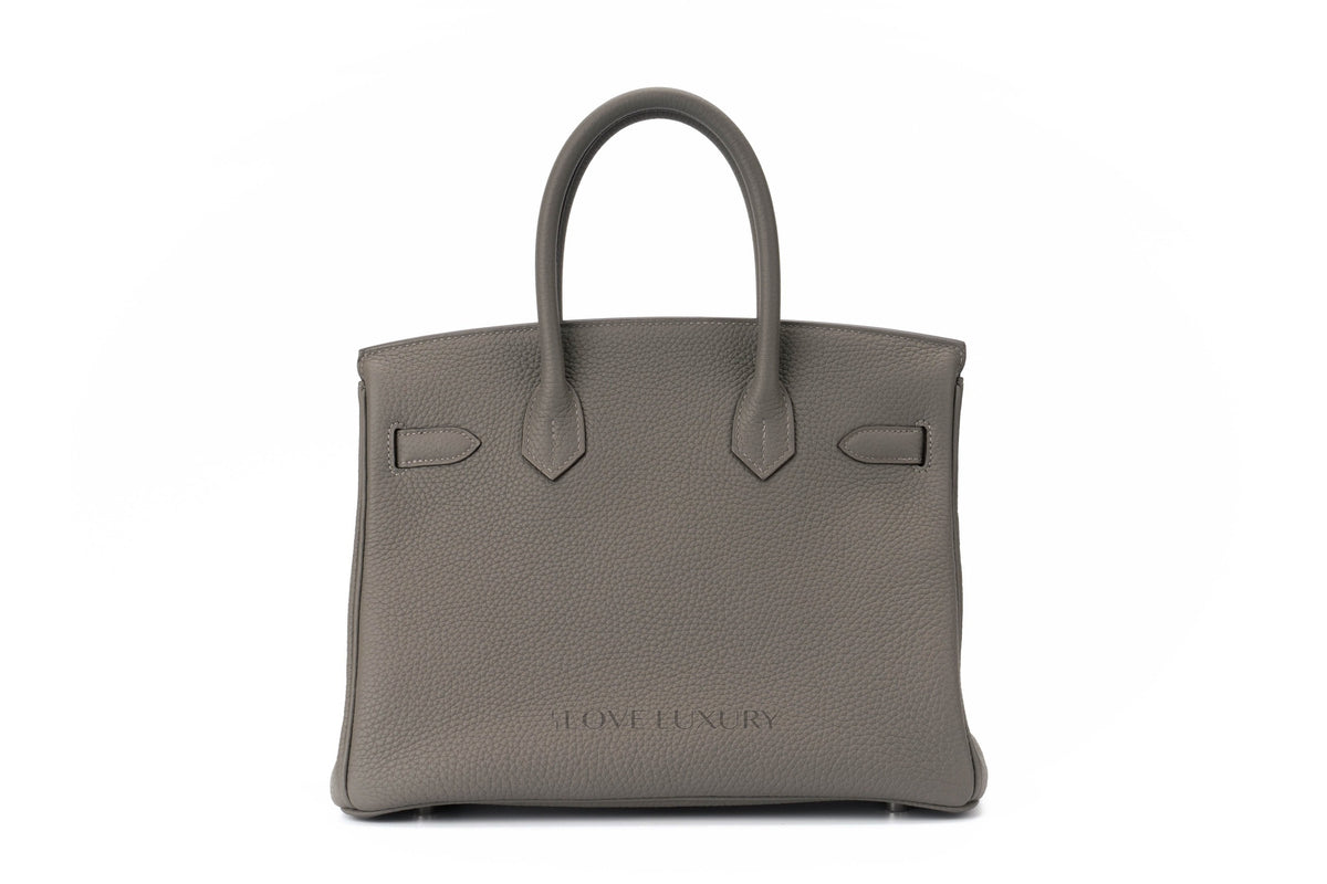 Hermès Birkin 30 Gris Meyer Clemence - view 3