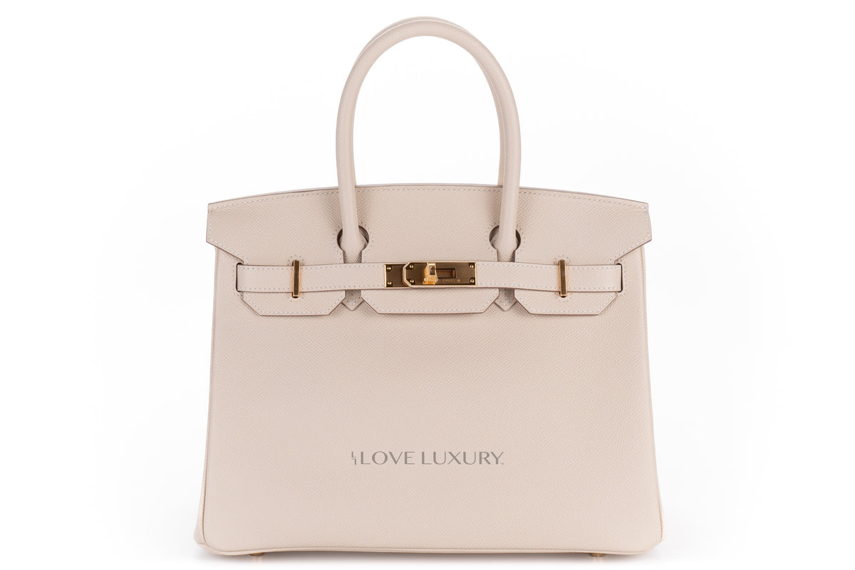 Hermès Birkin 30 Craie Epsom Gold Hardware - view 1
