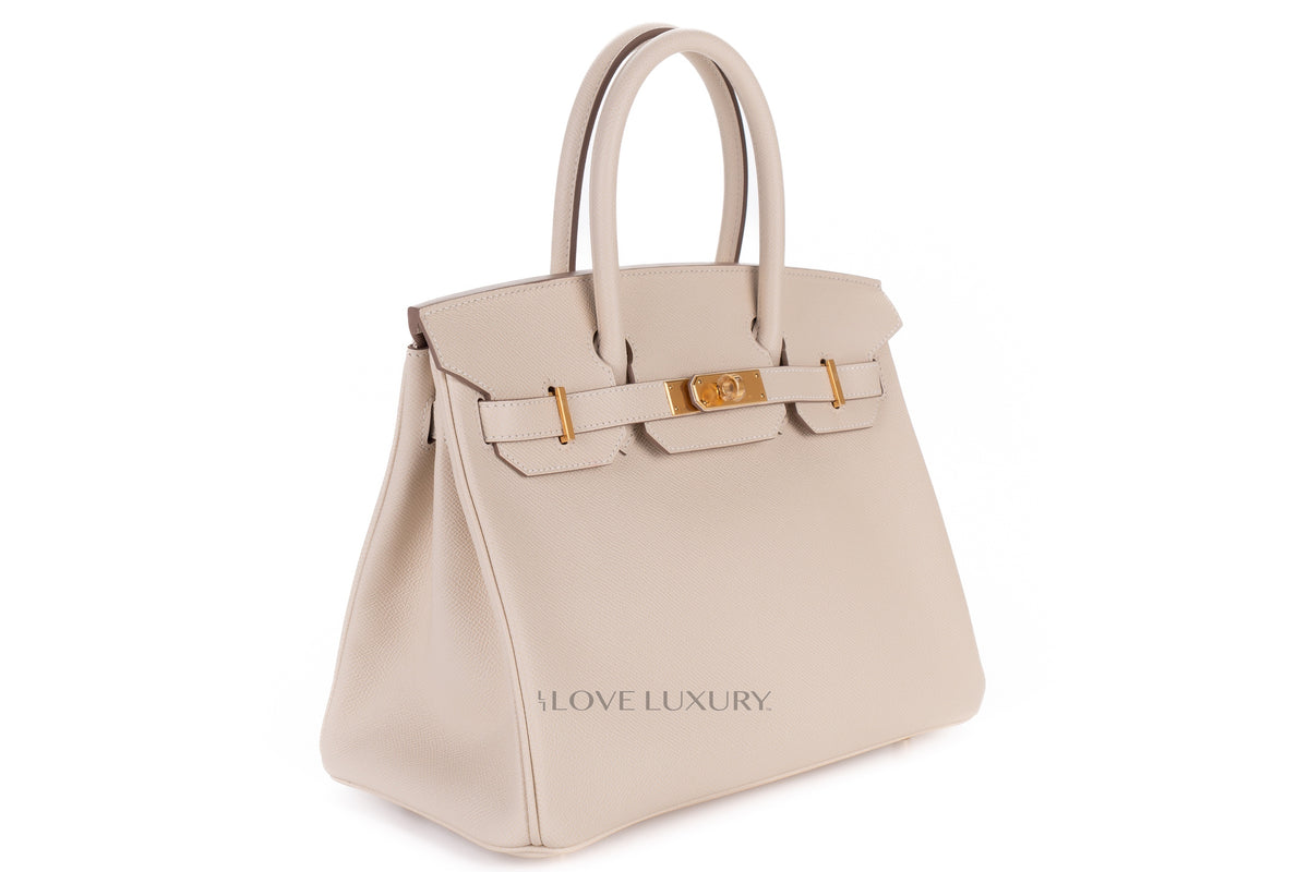 Hermès Birkin 30 Craie Epsom Gold Hardware - view 2