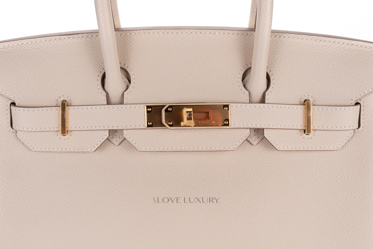 Hermès Birkin 30 Craie Epsom Gold Hardware - view 7
