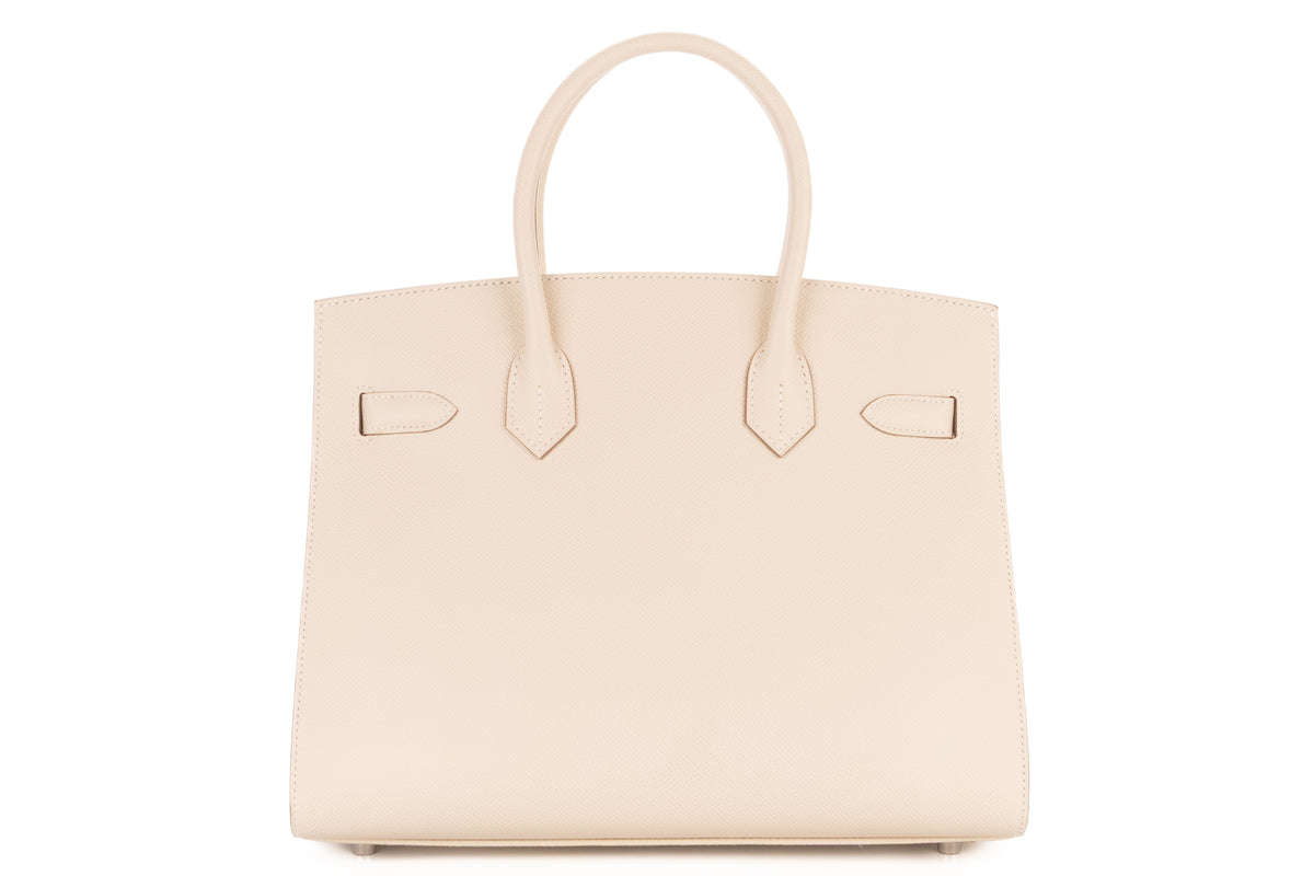 Hermès Birkin 30 Craie Epsom Sellier Palladium Hardware - view 3
