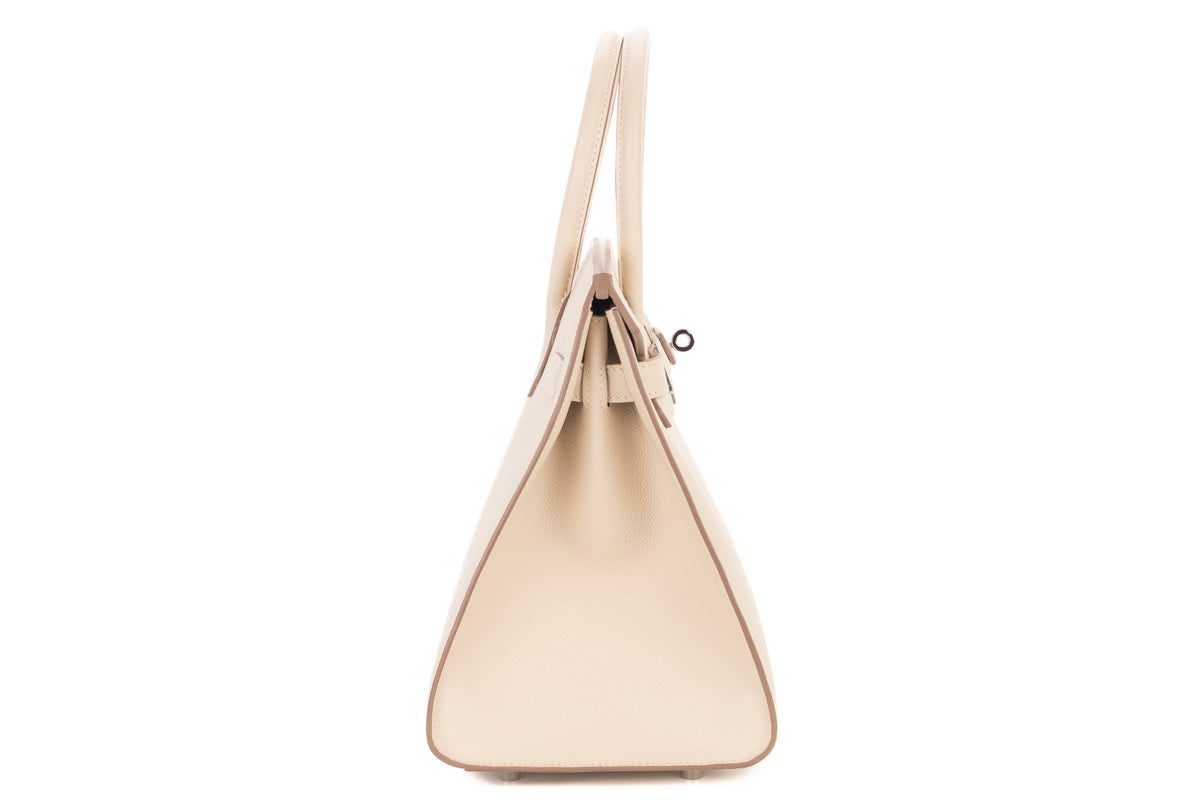 Hermès Birkin 30 Craie Epsom Sellier Palladium Hardware - view 5