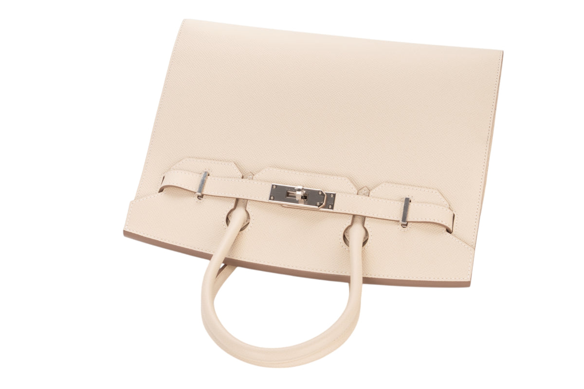 Hermès Birkin 30 Craie Epsom Sellier Palladium Hardware - view 8
