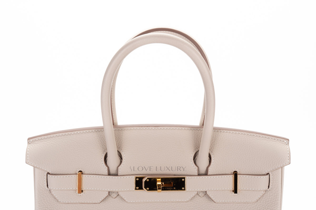 Hermès Birkin 30 Craie Togo Gold Hardware - view 10