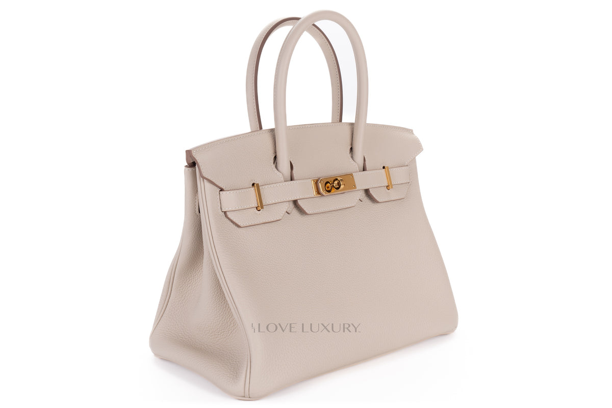 Hermès Birkin 30 Craie Togo Gold Hardware - view 2
