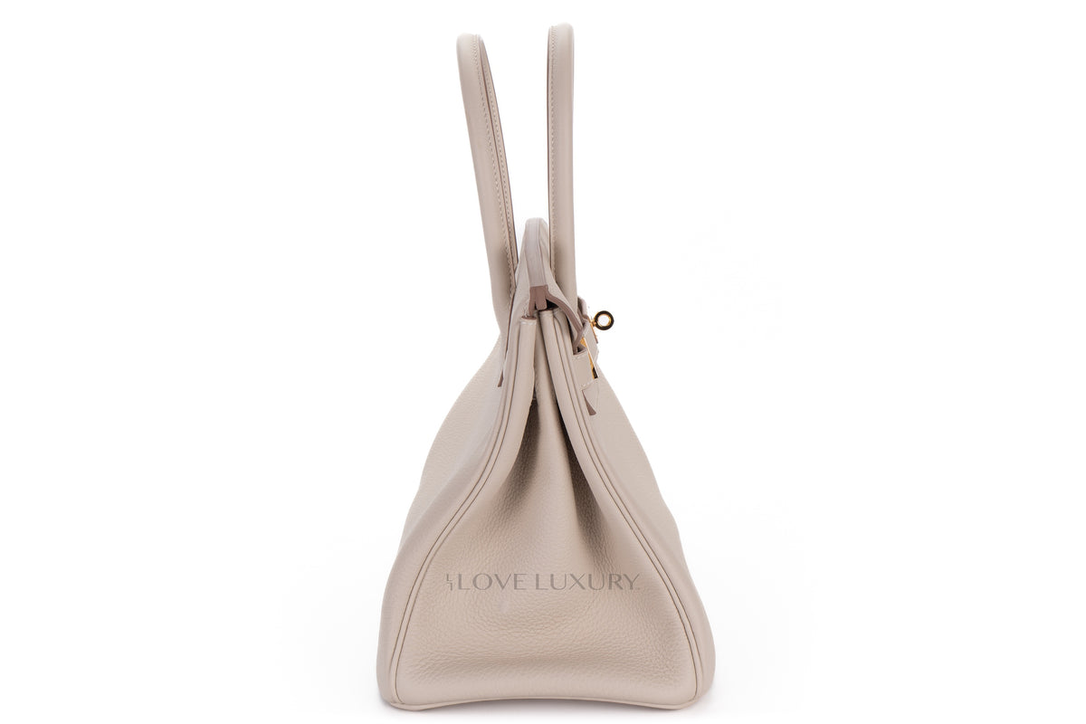 Hermès Birkin 30 Craie Togo Gold Hardware - view 5