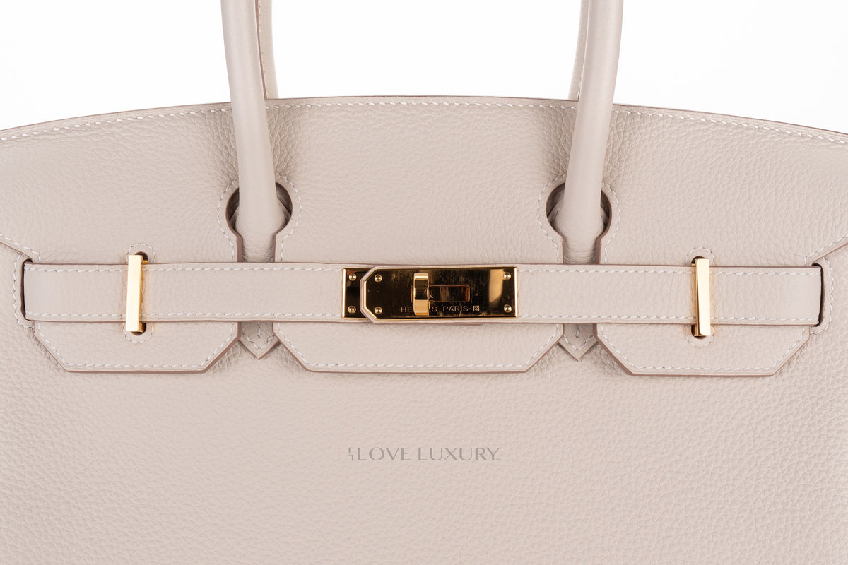 Hermès Birkin 30 Craie Togo Gold Hardware - view 7