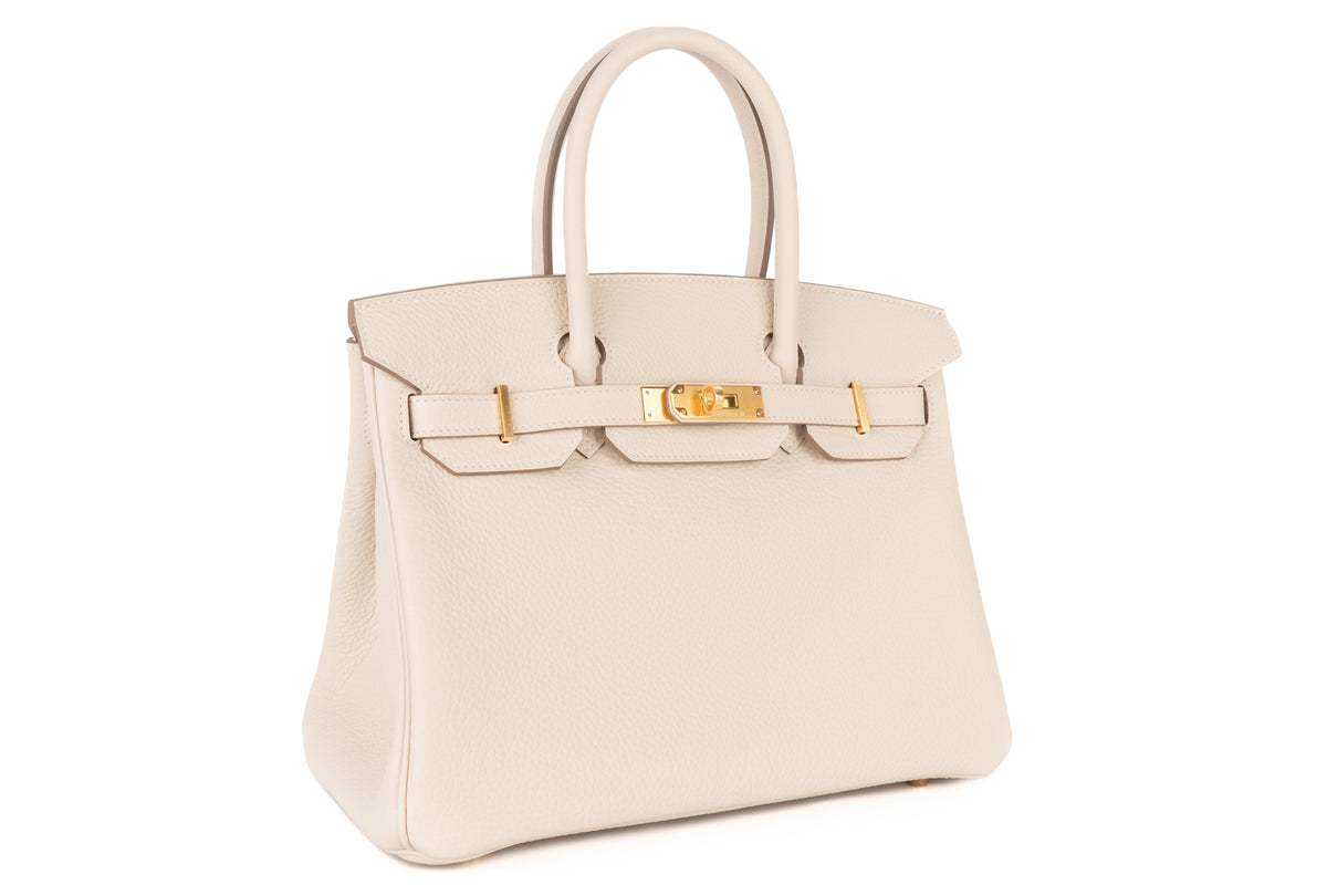 Hermès Birkin 30 Craie Togo Gold Hardware - view 2