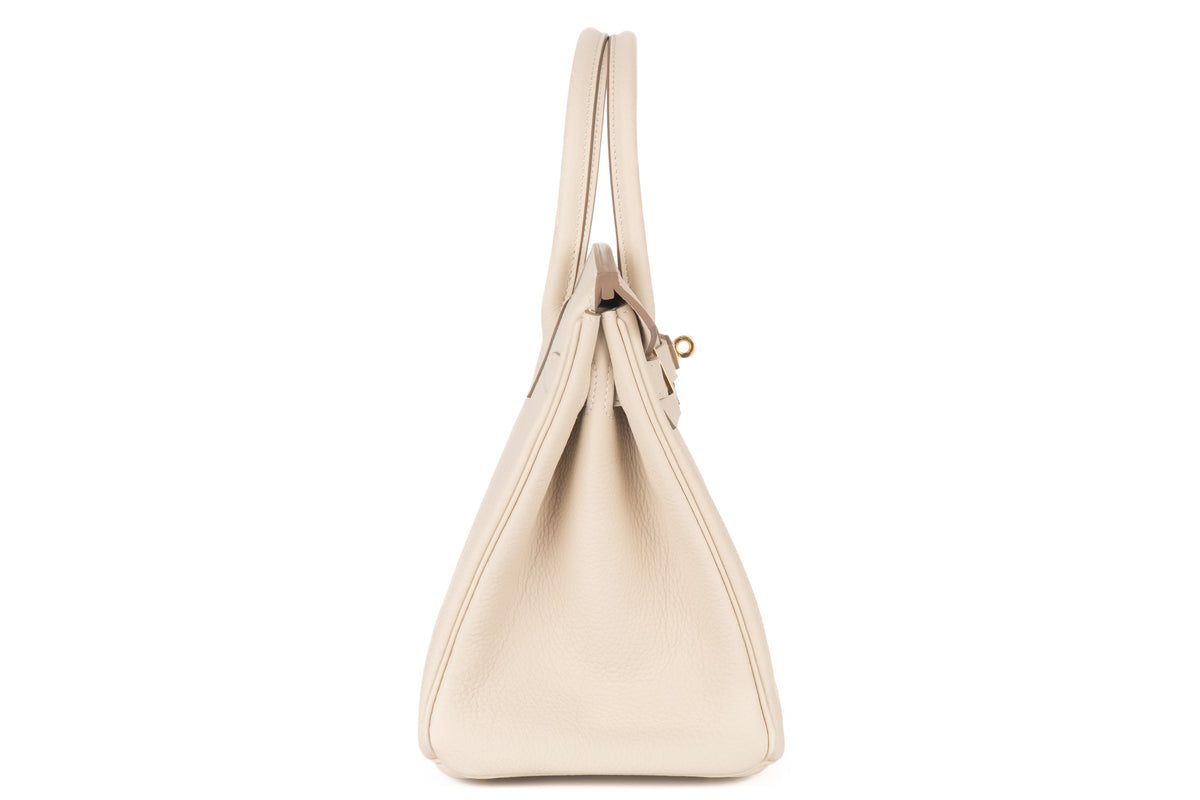 Hermès Birkin 30 Craie Togo Gold Hardware - view 5