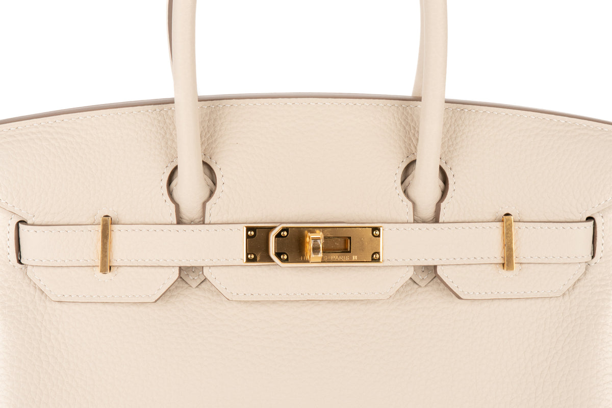Hermès Birkin 30 Craie Togo Gold Hardware - view 7