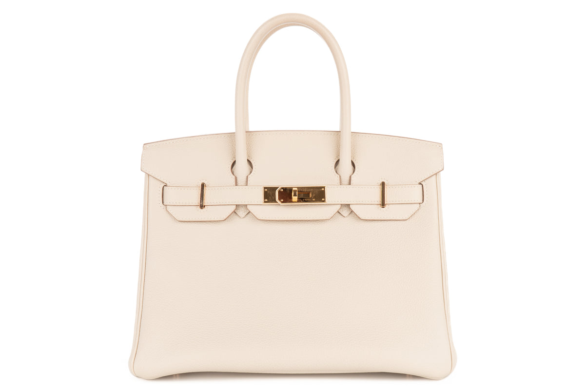 Hermès Birkin 30 Craie Togo Rose Gold Hardware - view 1