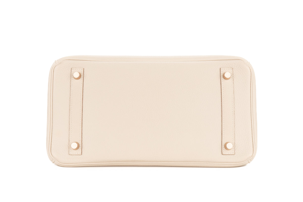 Hermès Birkin 30 Craie Togo Rose Gold Hardware - view 6