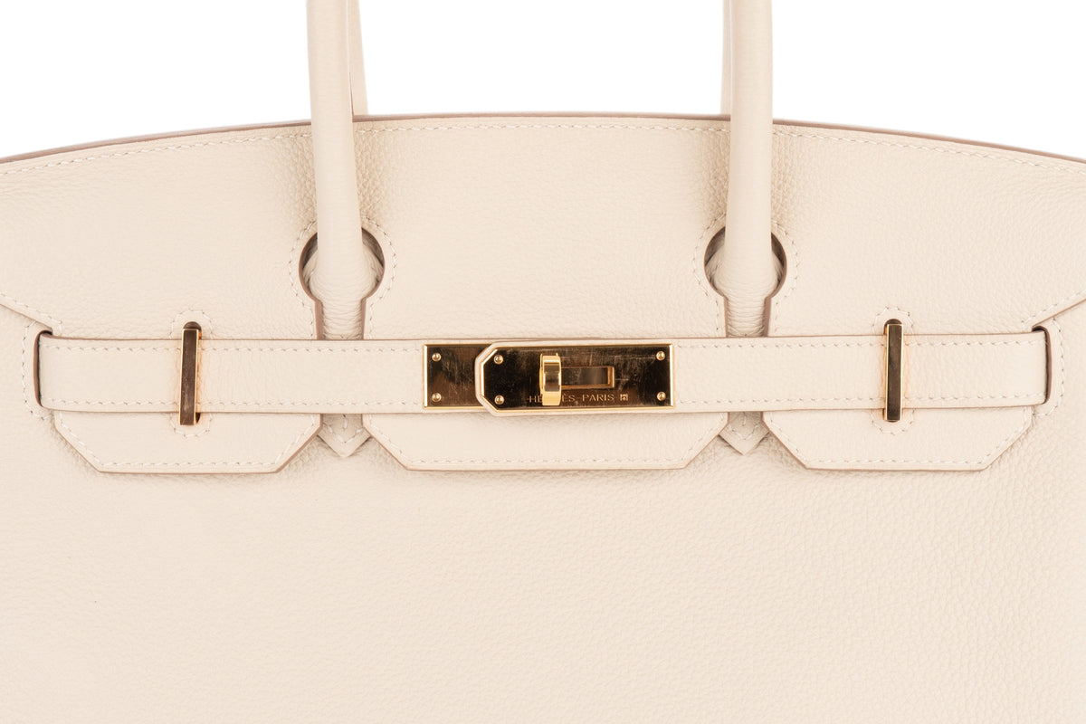 Hermès Birkin 30 Craie Togo Rose Gold Hardware - view 7