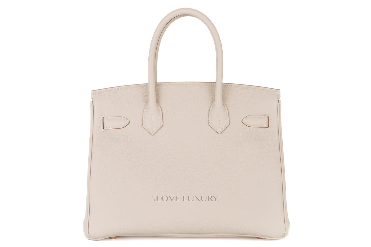 Hermès Birkin 30 Craie Togo Rose Gold Hardware - view 3