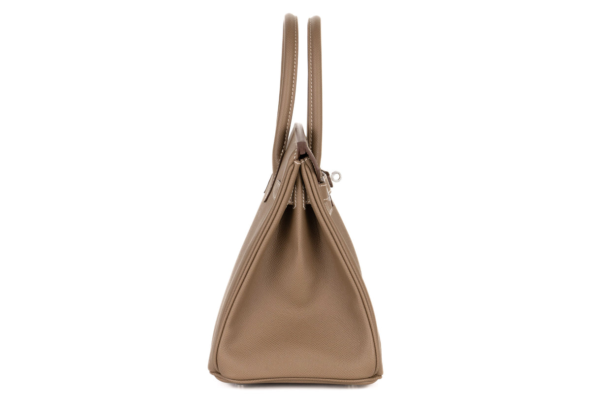 Hermès Birkin 30 Etoupe Epsom Palladium Hardware - view 5