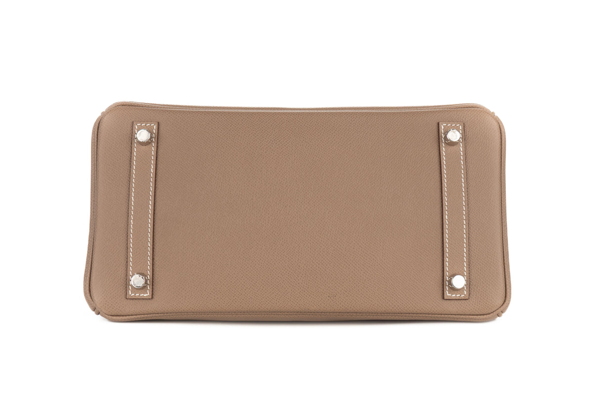 Hermès Birkin 30 Etoupe Epsom Retourne Palladium Hardware - view 6