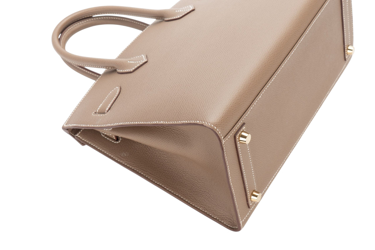 Hermès Birkin 30 Etoupe Epsom Sellier Gold Hardware - view 13