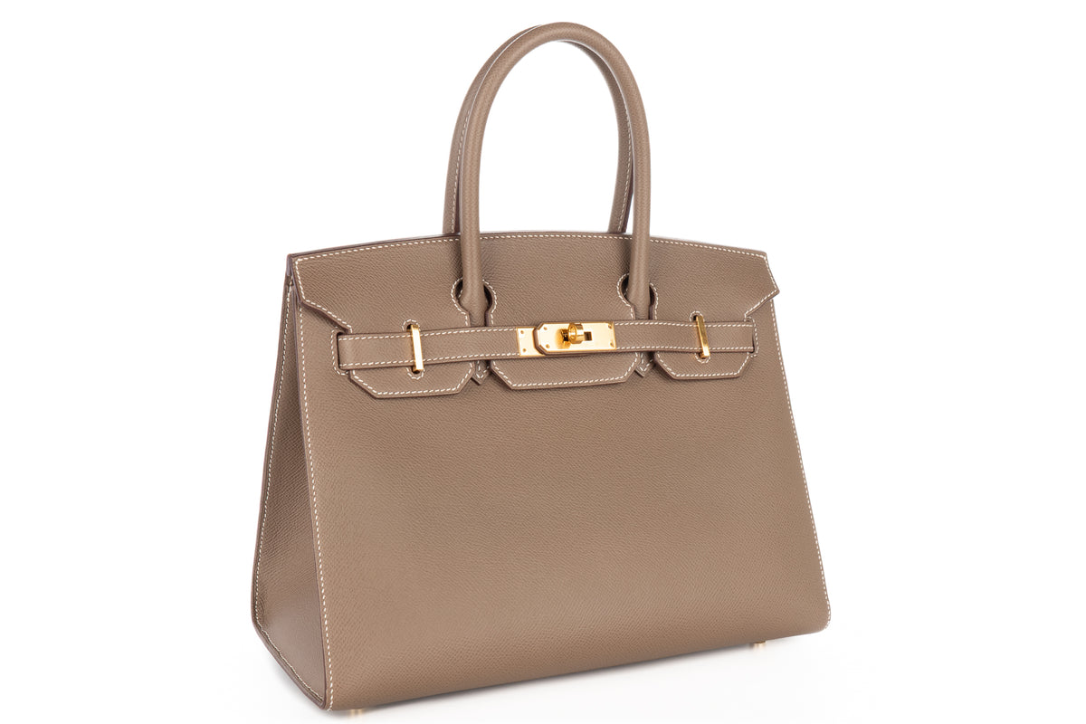Hermès Birkin 30 Etoupe Epsom Sellier Gold Hardware - view 2