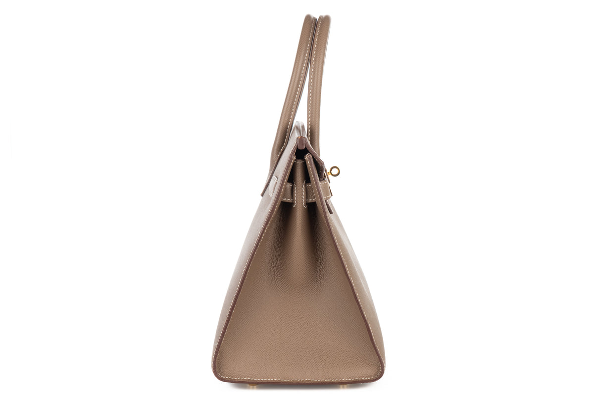 Hermès Birkin 30 Etoupe Epsom Sellier Gold Hardware - view 5