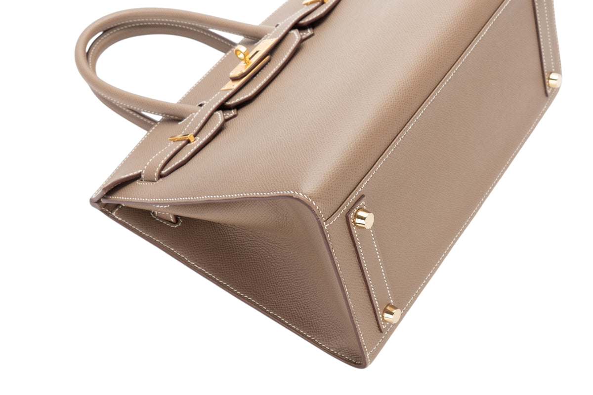 Hermès Birkin 30 Etoupe Epsom Sellier Gold Hardware - view 11