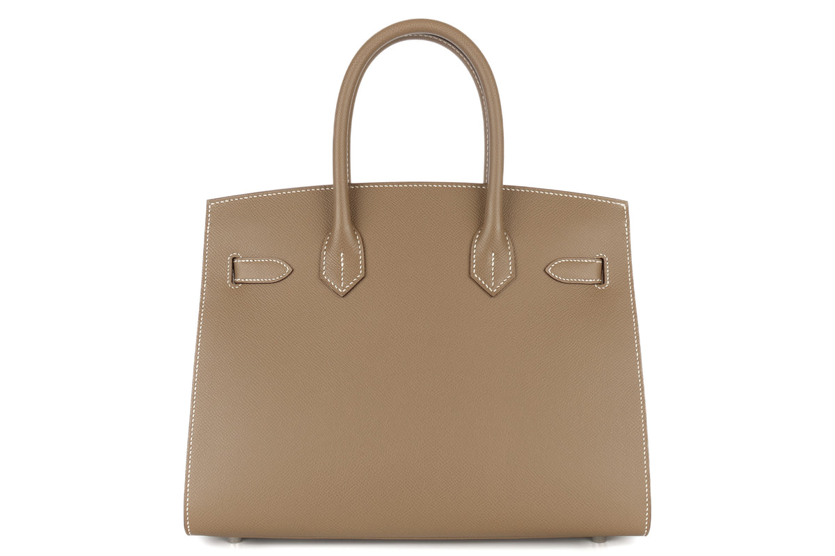 Hermès Birkin 30 Etoupe Epsom Sellier Palladium Hardware - view 3