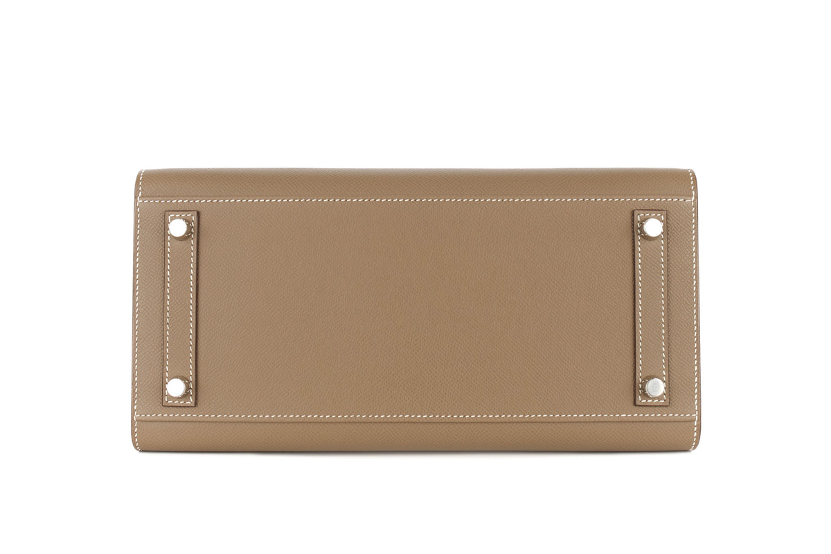 Hermès Birkin 30 Etoupe Epsom Sellier Palladium Hardware - view 6