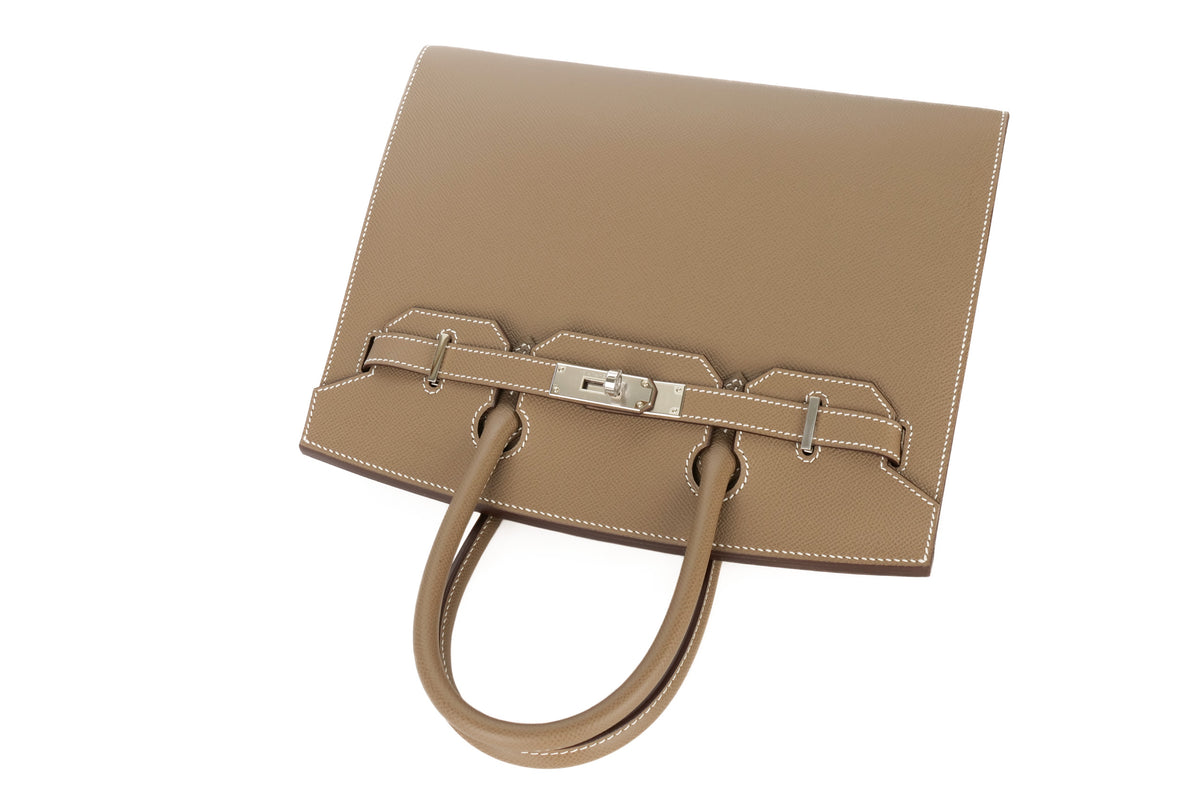 Hermès Birkin 30 Etoupe Epsom Sellier Palladium Hardware - view 8