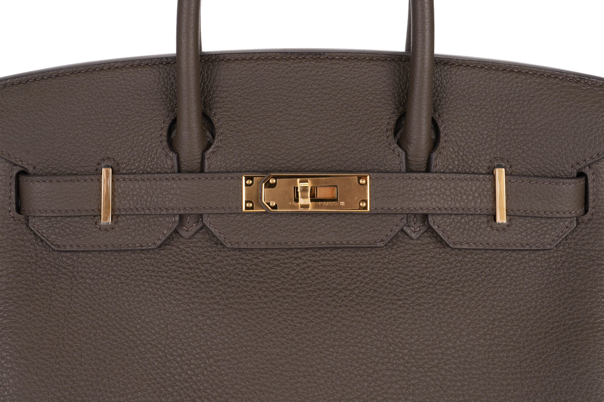 Hermès Birkin 30 Eucalyptus Togo Gold Hardware - view 7