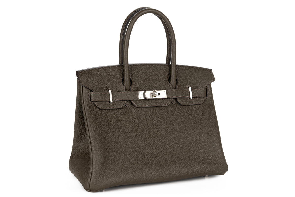 Hermès Birkin 30 Eucalyptus Togo Palladium Hardware - view 2