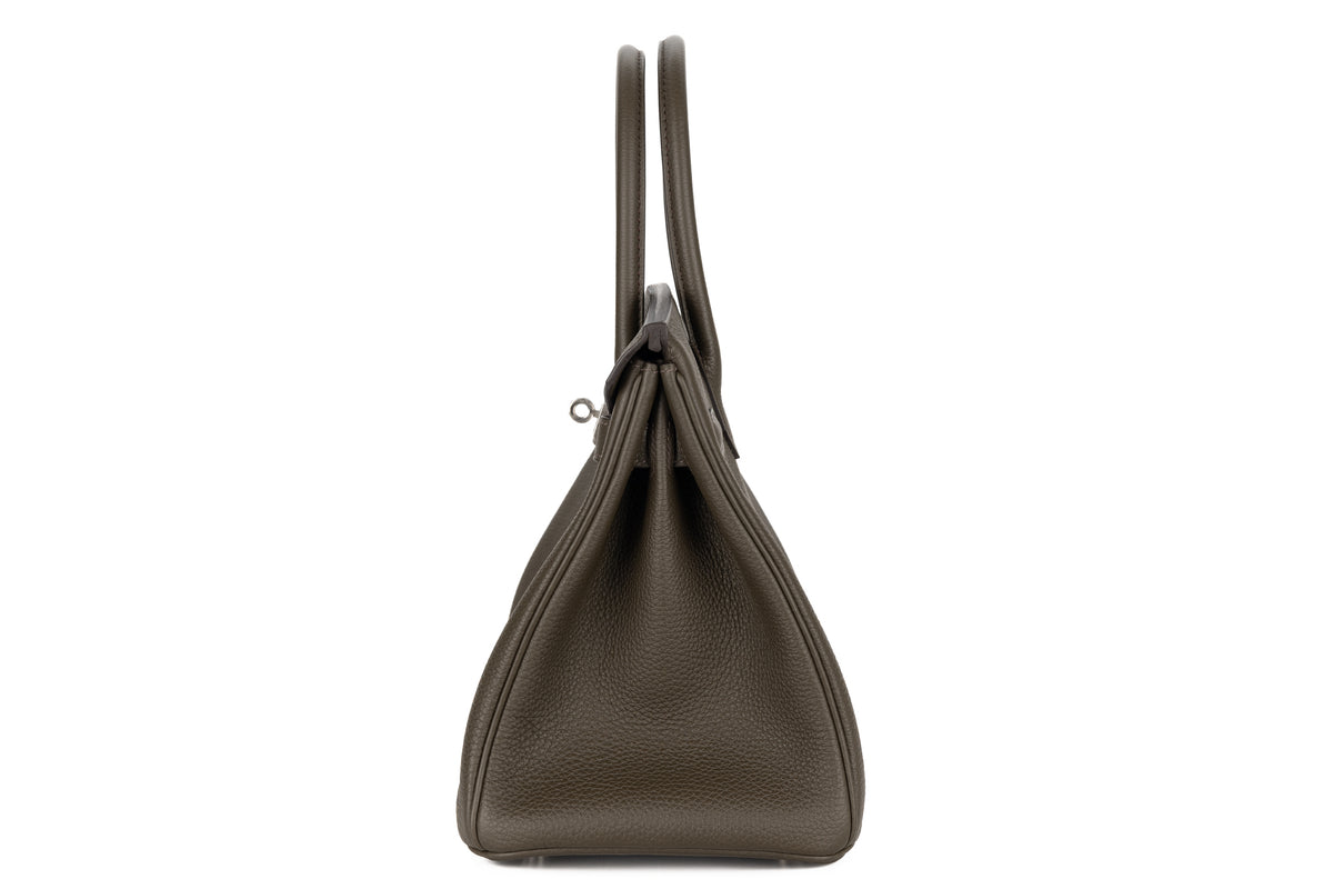 Hermès Birkin 30 Eucalyptus Togo Palladium Hardware - view 4