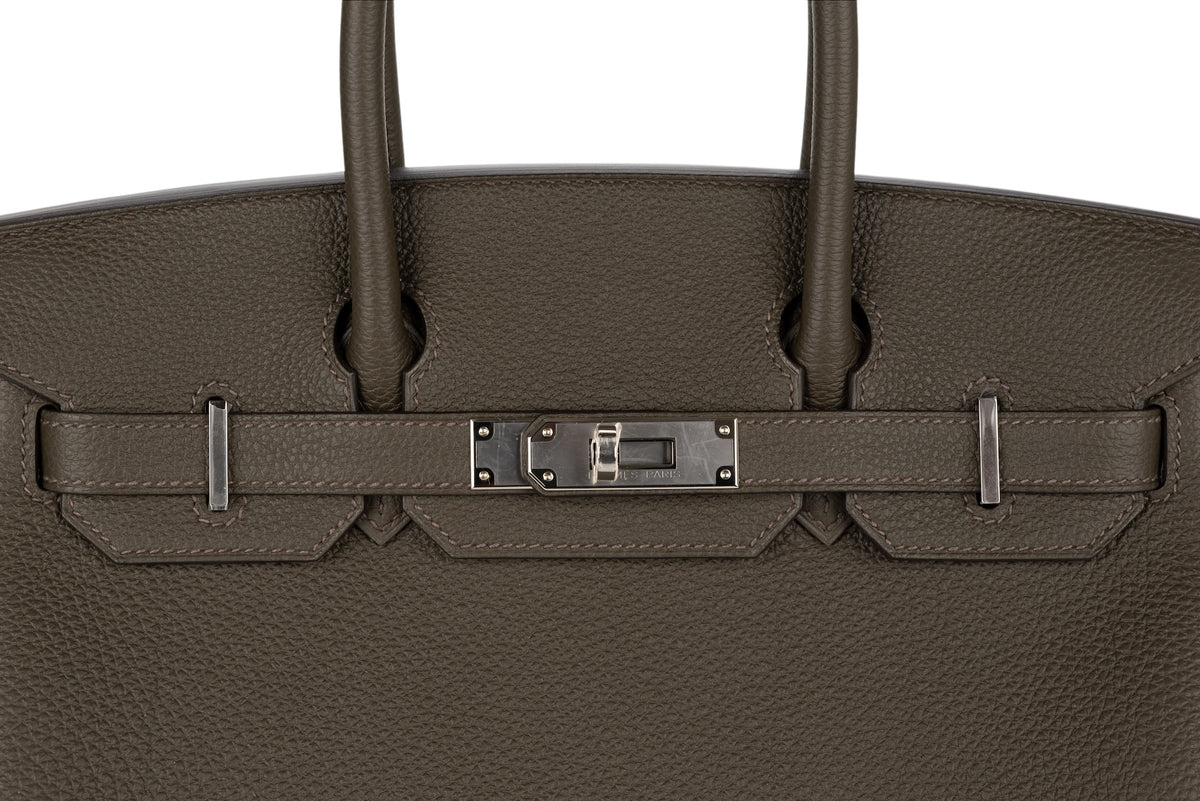 Hermès Birkin 30 Eucalyptus Togo Palladium Hardware - view 7