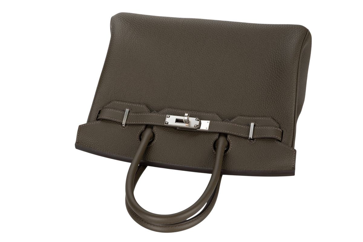 Hermès Birkin 30 Eucalyptus Togo Palladium Hardware - view 8