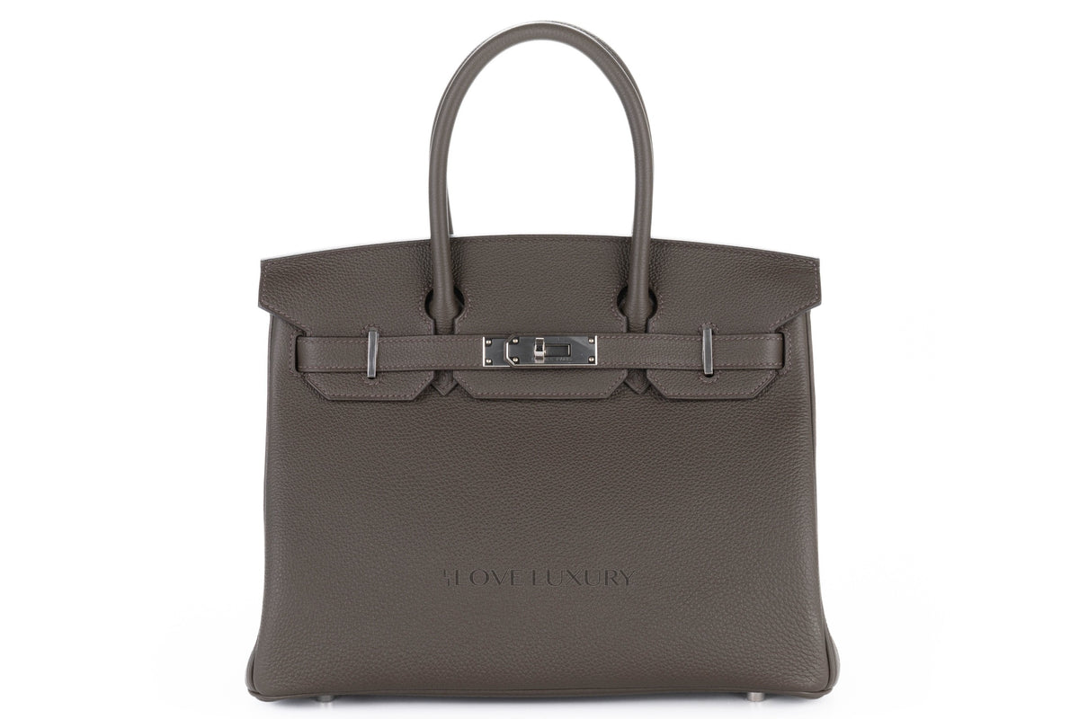 Hermès Birkin 30 Eucalyptus Togo Palladium Hardware - view 1