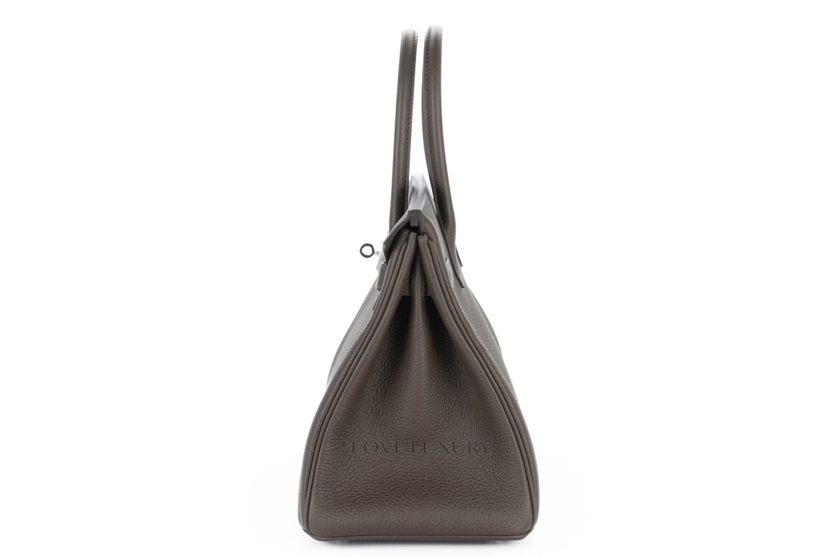 Hermès Birkin 30 Eucalyptus Togo Palladium Hardware - view 4