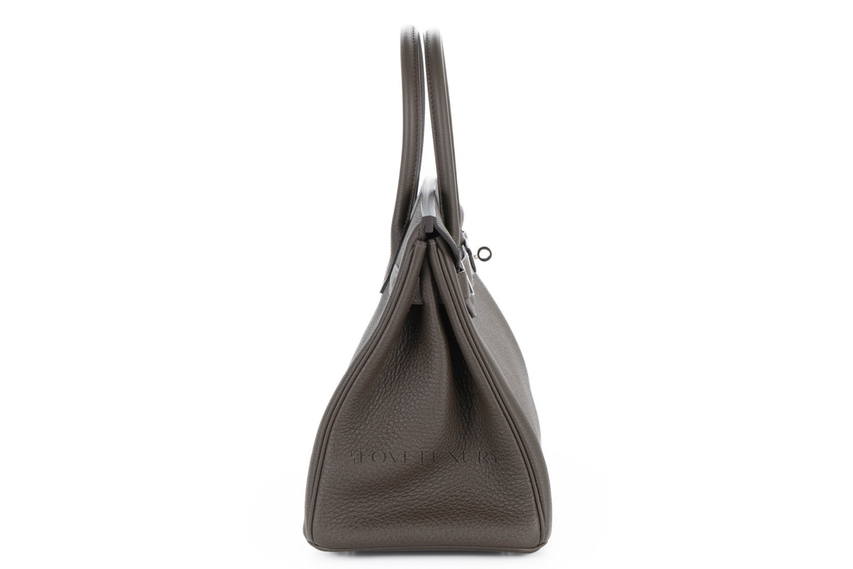 Hermès Birkin 30 Eucalyptus Togo Palladium Hardware - view 5