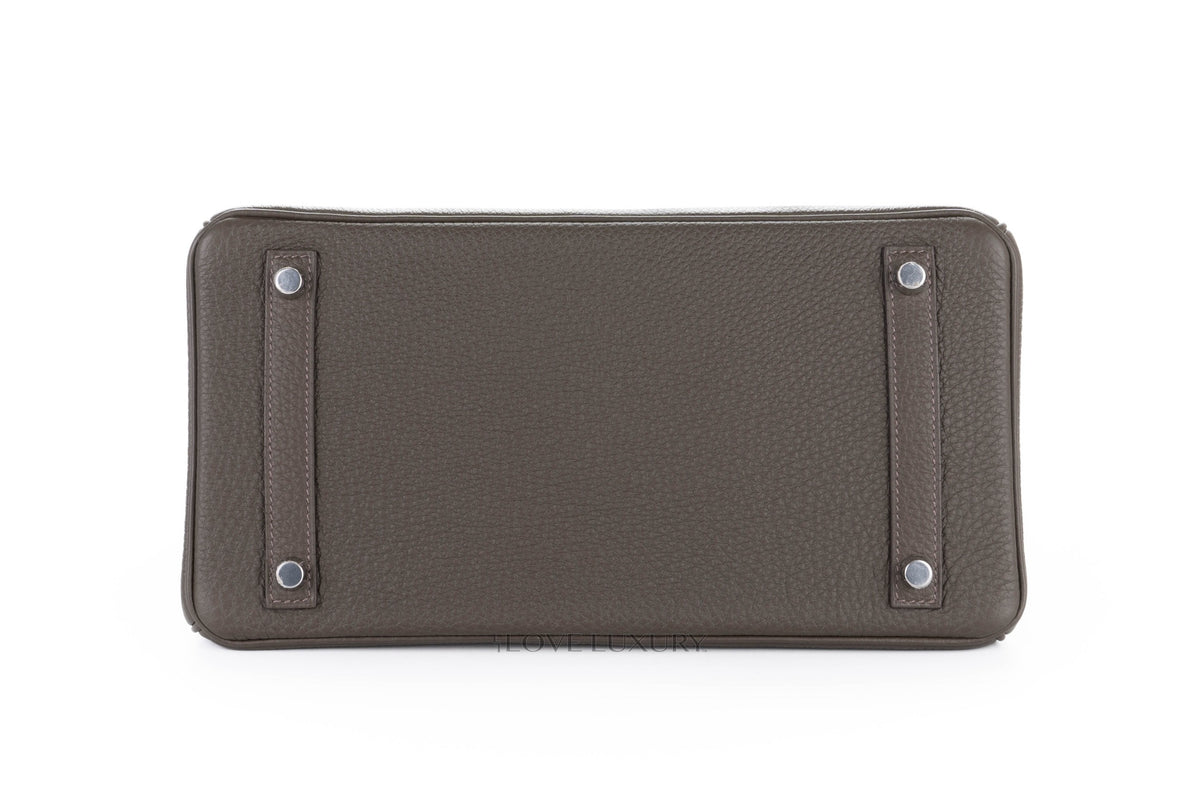 Hermès Birkin 30 Eucalyptus Togo Palladium Hardware - view 6