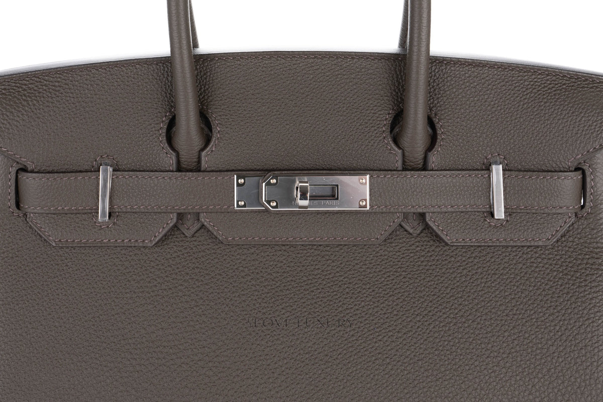 Hermès Birkin 30 Eucalyptus Togo Palladium Hardware - view 7