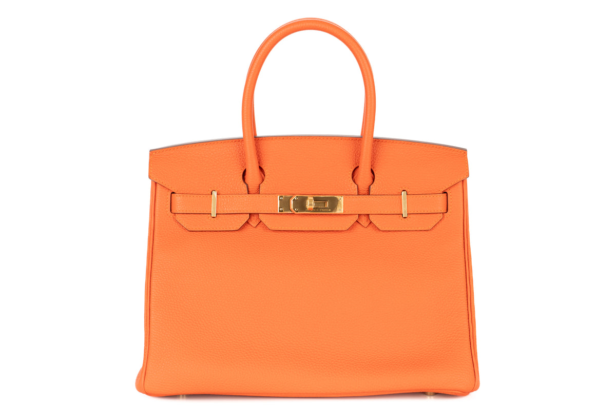 Hermès Birkin 30 Feu Togo Gold Hardware - view 1