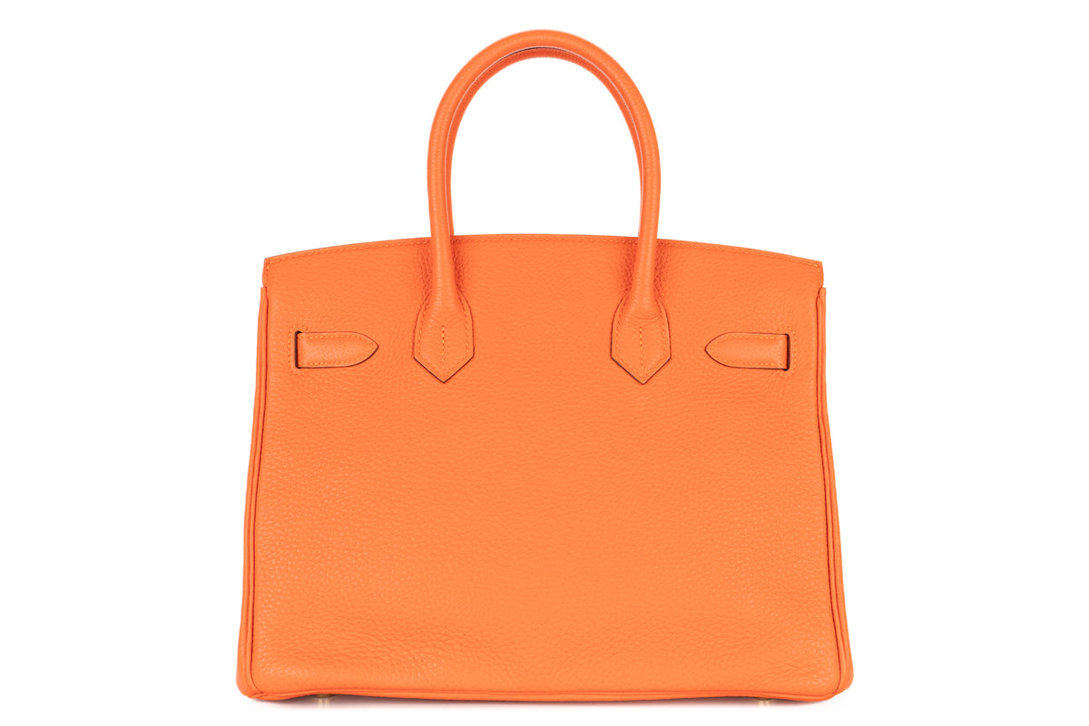 Hermès Birkin 30 Feu Togo Gold Hardware - view 3