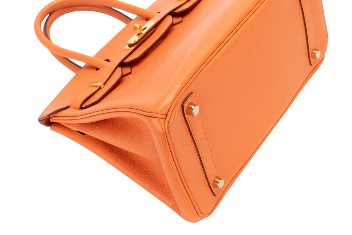 Hermès Birkin 30 Flamingo Epsom Retourne Gold Hardware - view 11