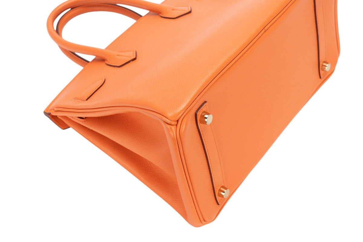 Hermès Birkin 30 Flamingo Epsom Retourne Gold Hardware - view 13