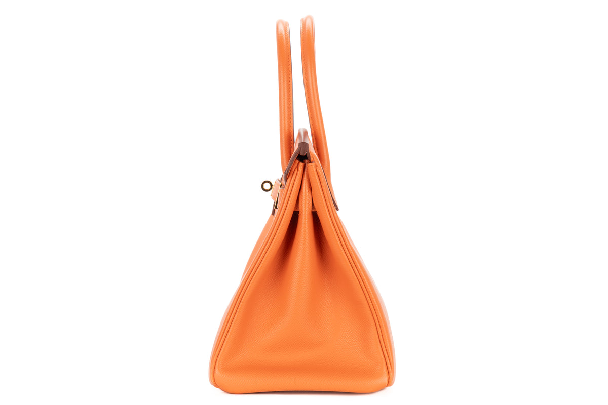 Hermès Birkin 30 Flamingo Epsom Retourne Gold Hardware - view 4
