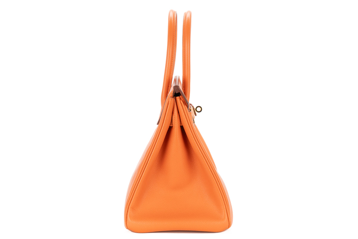 Hermès Birkin 30 Flamingo Epsom Retourne Gold Hardware - view 5