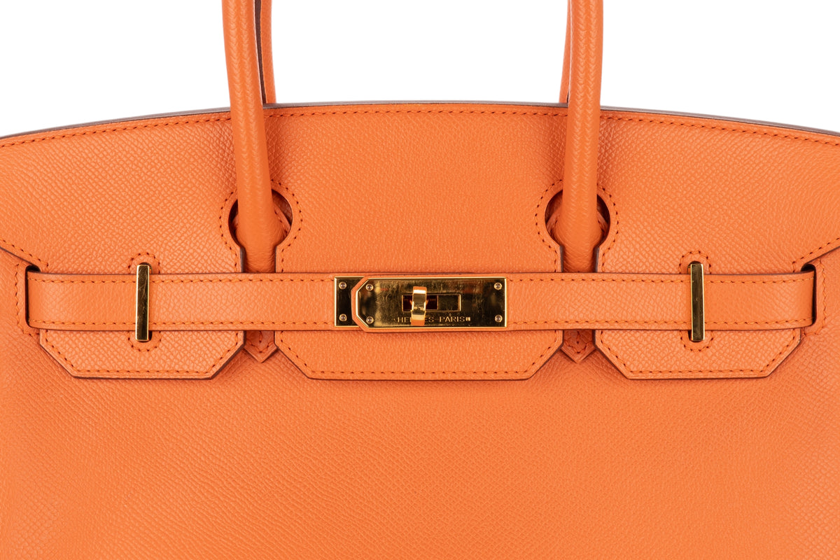 Hermès Birkin 30 Flamingo Epsom Retourne Gold Hardware - view 7